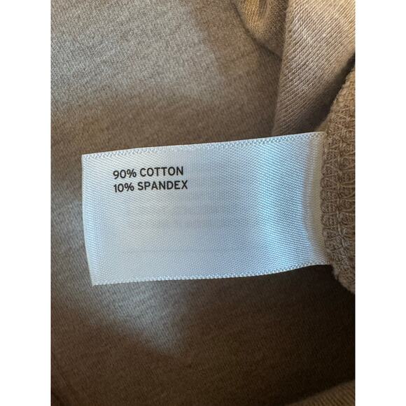 Duluth Trading Co. NoGA Naturale Cotton Slim Leg Oatmeal Tan Pull On Pants Large - Picture 8 of 9